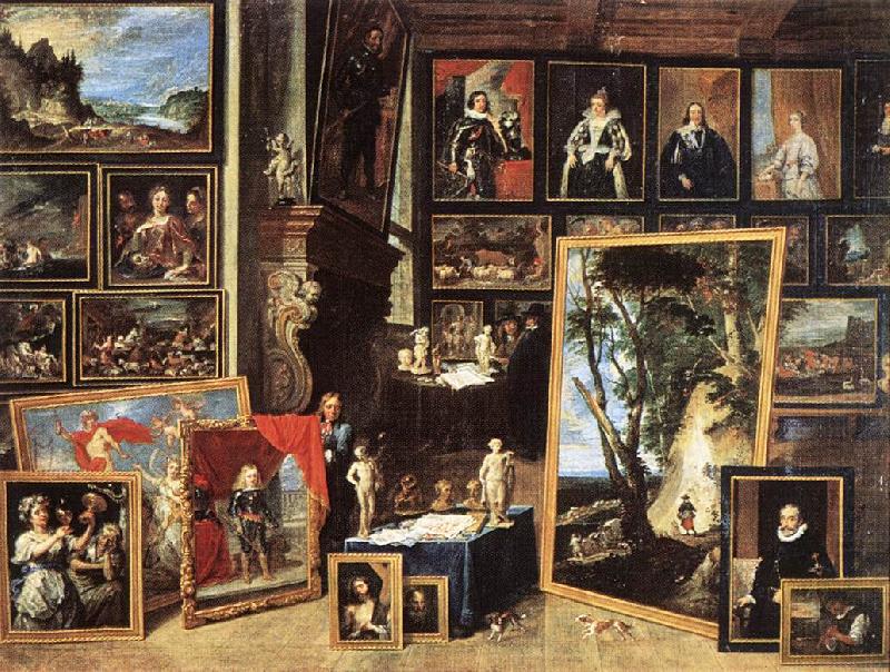 The Gallery of Archduke Leopold in Brussels xgh, TENIERS, David the Younger